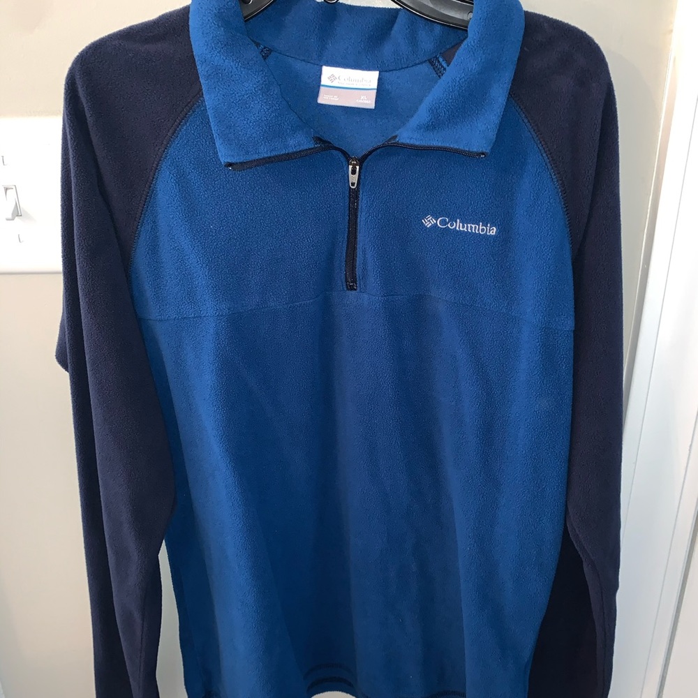 Columbia fleece , zip up , youth XL, GUC